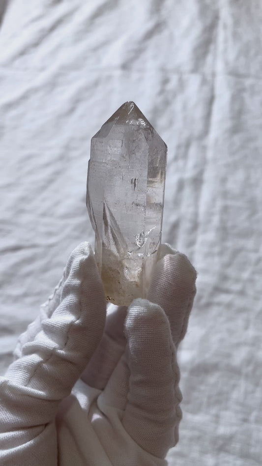 Tibetan White Quartz Crystal Energy Protection Healing