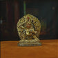 18th Century Yamantaka Tibetan Antique Buddha Statue Bronze Gilt From Tibetan Palace