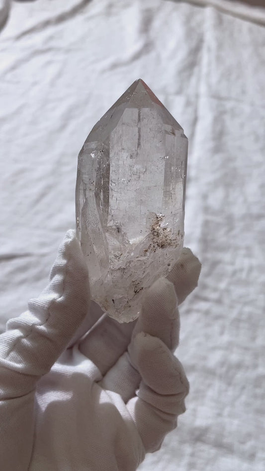 Tibetan White Quartz Crystal Energy Protection Healing