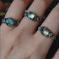 Mystic Glow Labradorite Protection Ring