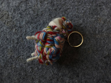 Rainbow Wool Sheep Ornament - Kailash Energy
