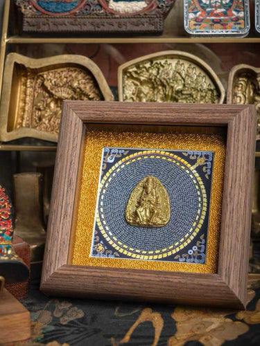 Zakirum Ritual Tablet: 3D Sacred Carving for Fortune, Handmade Home Altar Piece - Kailash Energy