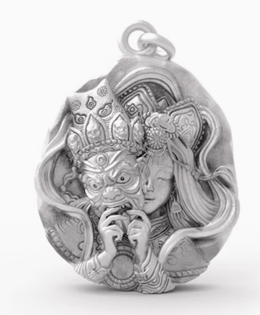 Zakirum Wealth Goddess Pendant Necklace - Kailash Energy