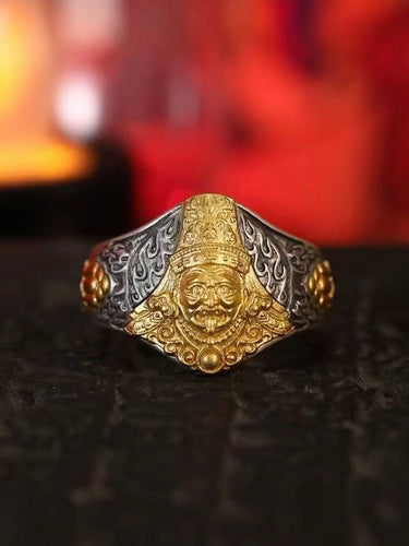Zakirum's Tenfold Auspicious Flame Ring: Sacred Guardian of Ten Powers - Kailash Energy