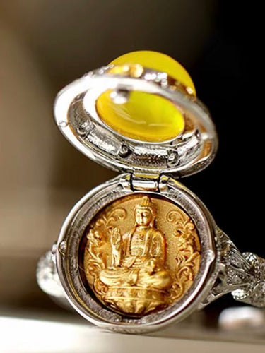 Zodiac Twelve Guardians Silver & Gold - Plated Ring - Kailash Energy