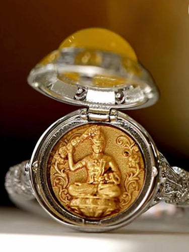 Zodiac Twelve Guardians Silver & Gold - Plated Ring - Kailash Energy
