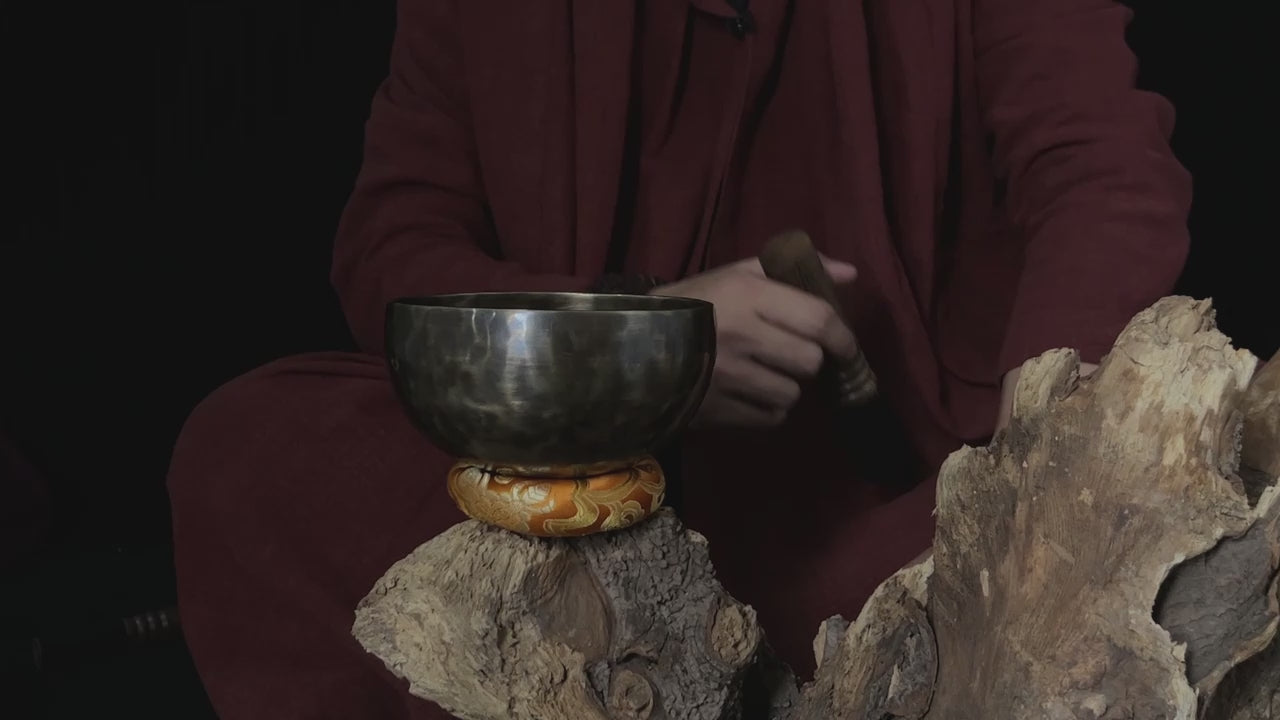 Himalayan Singing Bowl-Tiger Patterns