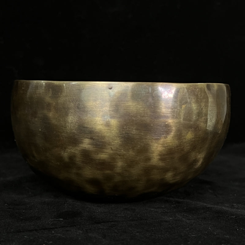 Tiger Patterns Handcrafted Jambati Singing Bowl Authentic Spiritual Healing puretibetan