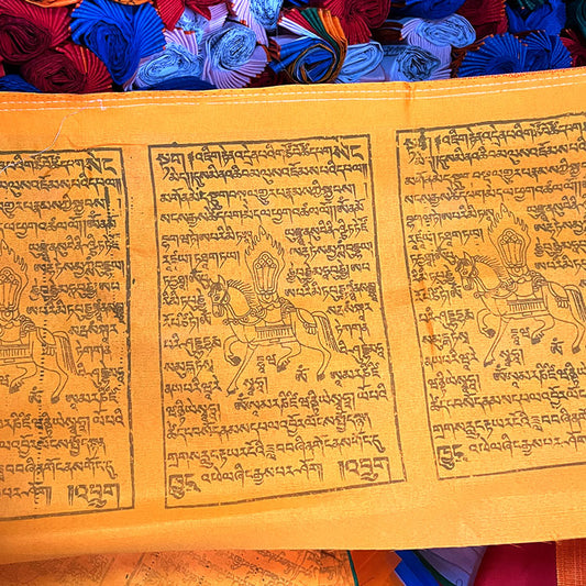 Longevity Five-Color Prayer Flags for Hanging puretibetan