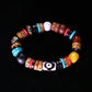 The Tibetan black samurai Dzi Bead Bracelet puretibetan